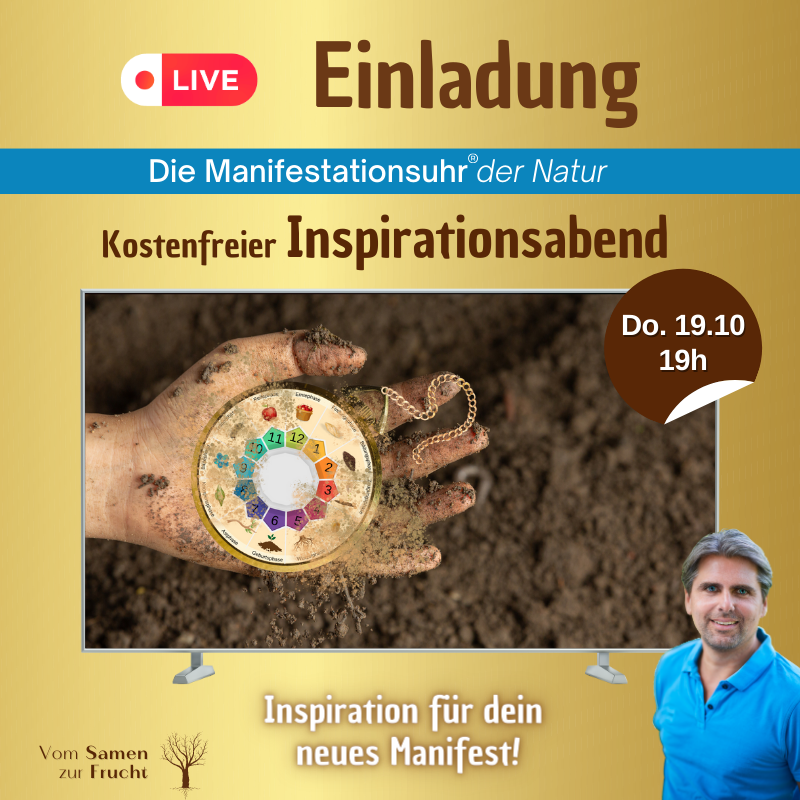Kostenfreier Inspirationsabend - Die Manifestationsuhr der Natur