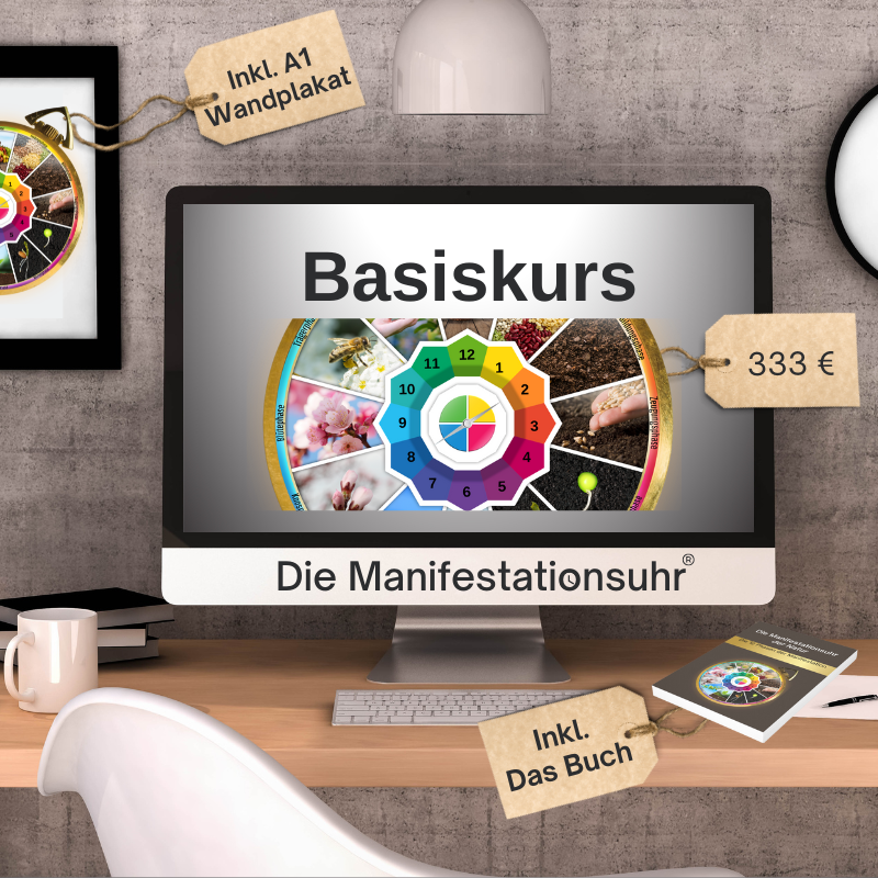 Online Basiskurs - Die Manifestationsuhr (3.+4. Januar 2025)